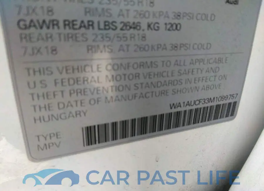 WA1AUCF33M1099757# 9