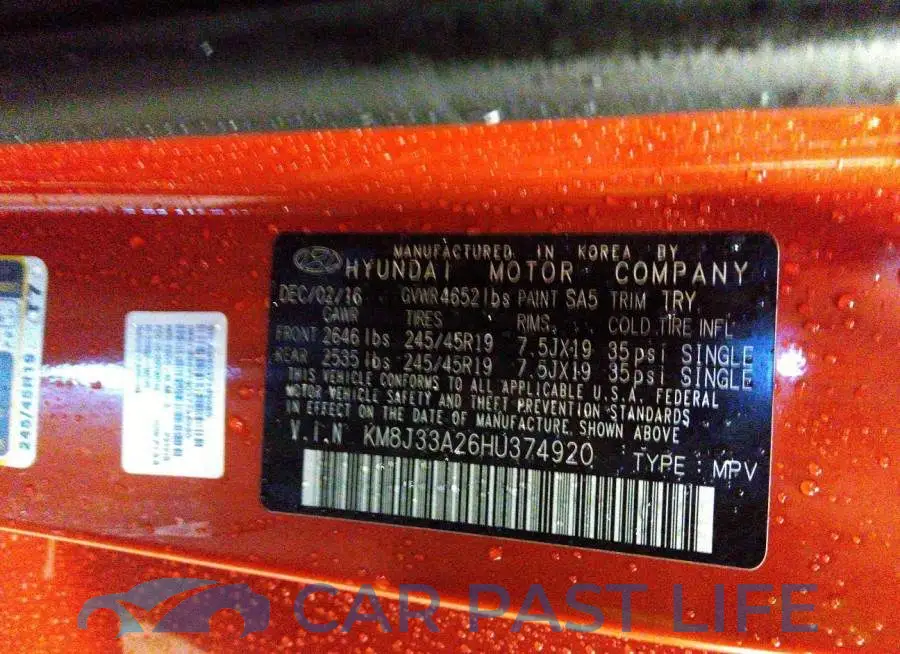 KM8J33A26HU374920# 9