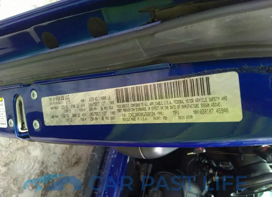 1C4GJXAGXKW560124# 9