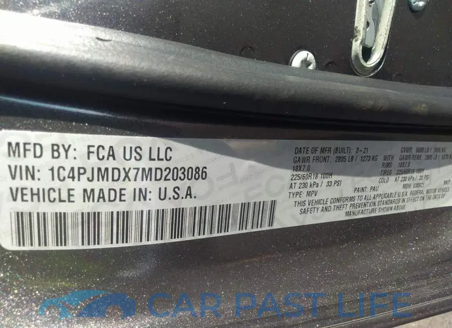 1C4PJMDX7MD203086# 9