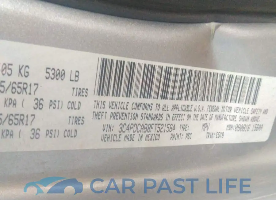 3C4PDCAB8FT521564# 9