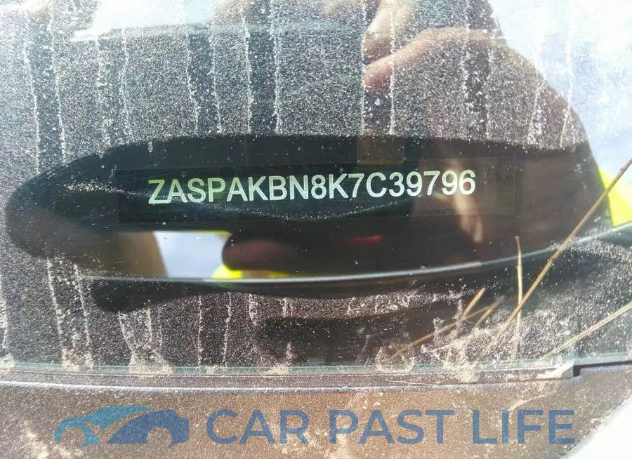 ZASPAKBN8K7C39796# 9