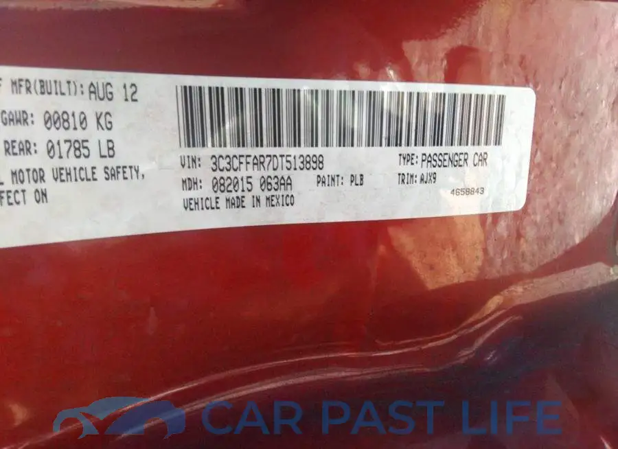 3C3CFFAR7DT513898# 9