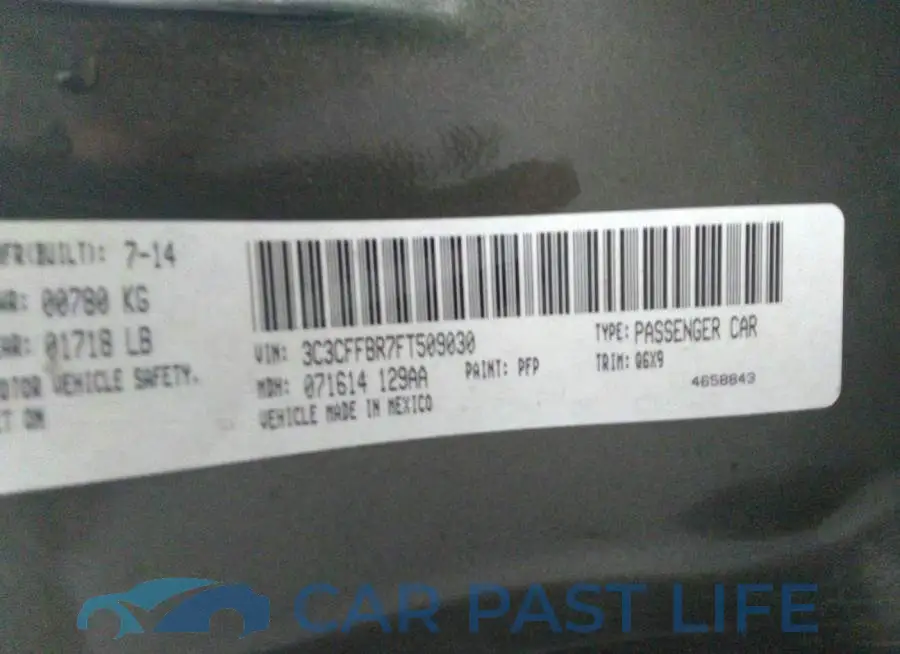 3C3CFFBR7FT509030# 9