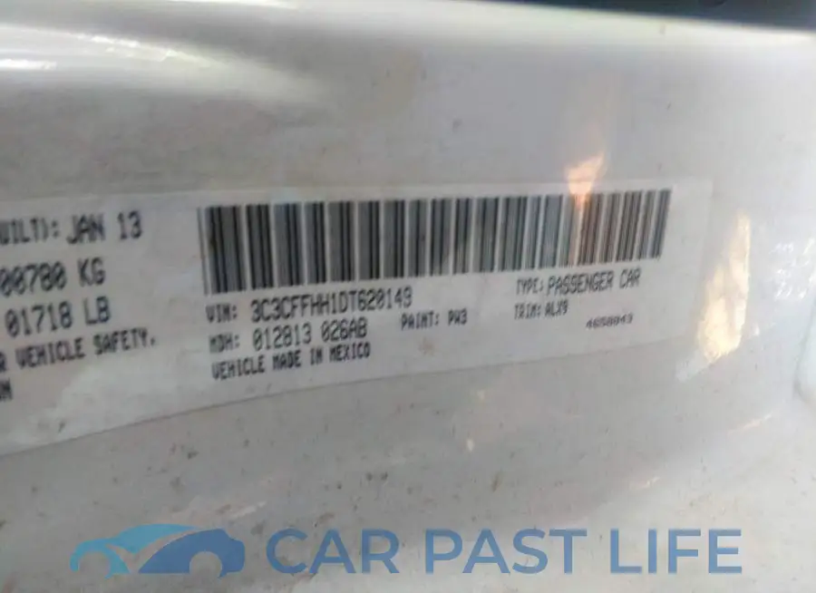 3C3CFFHH1DT620149# 9