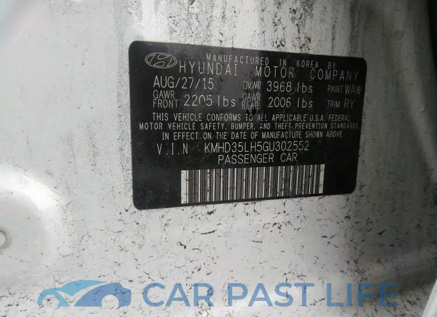 KMHD35LH5GU302552# 9