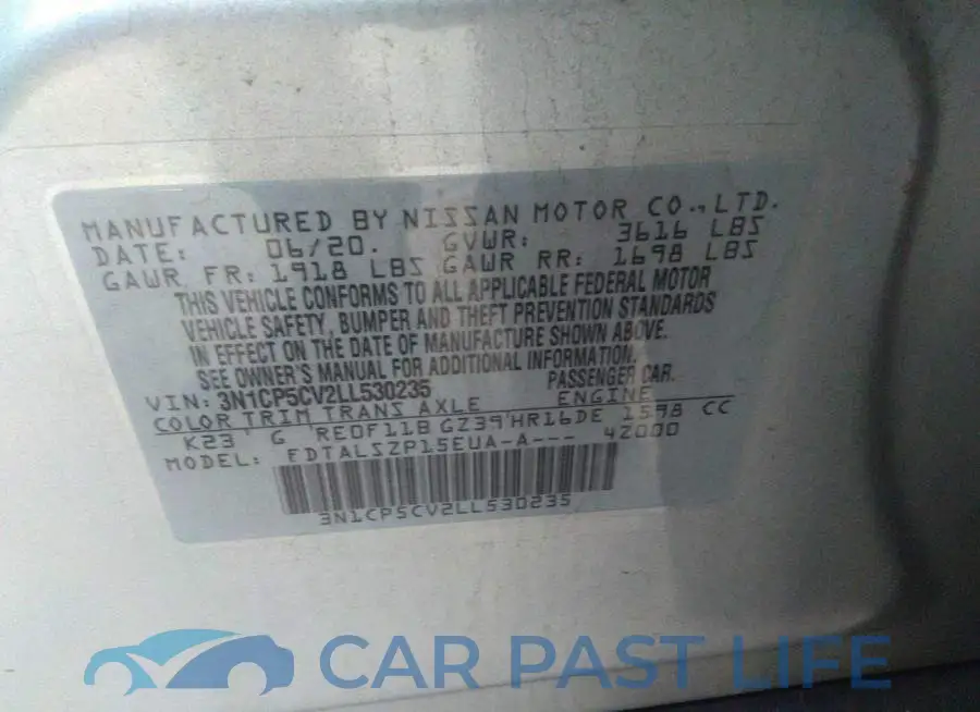 3N1CP5CV2LL530235# 9