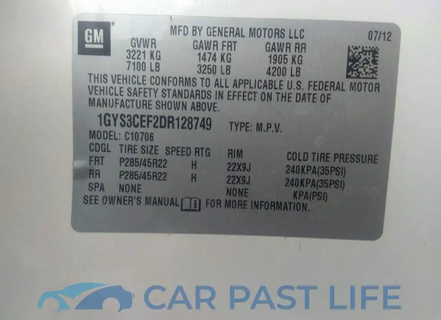 1GYS3CEF2DR128749# 9