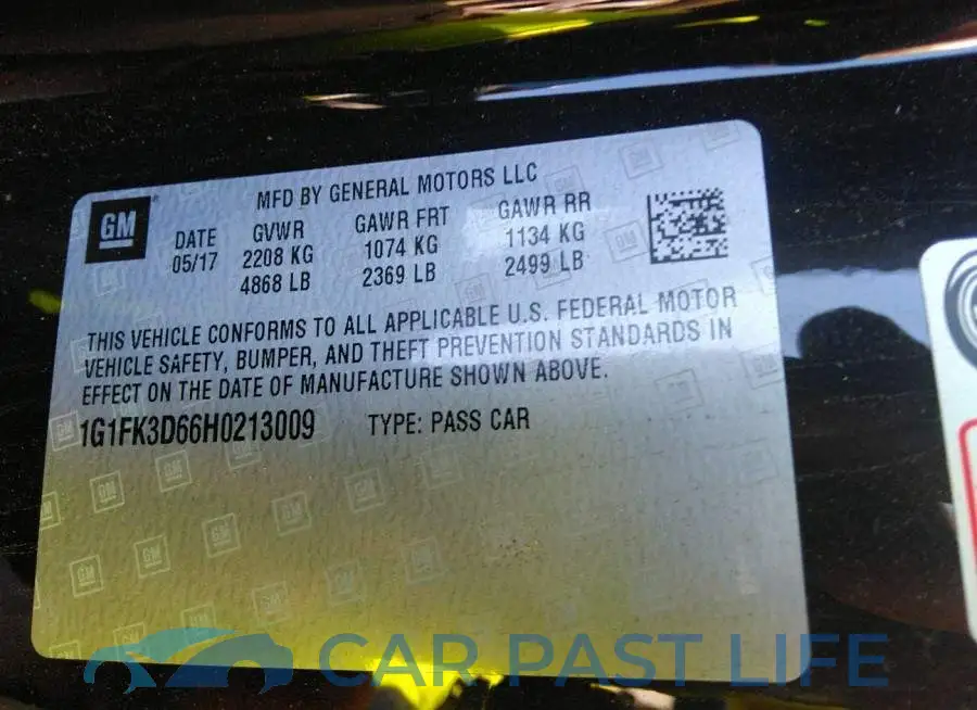 1G1FK3D66H0213009# 9
