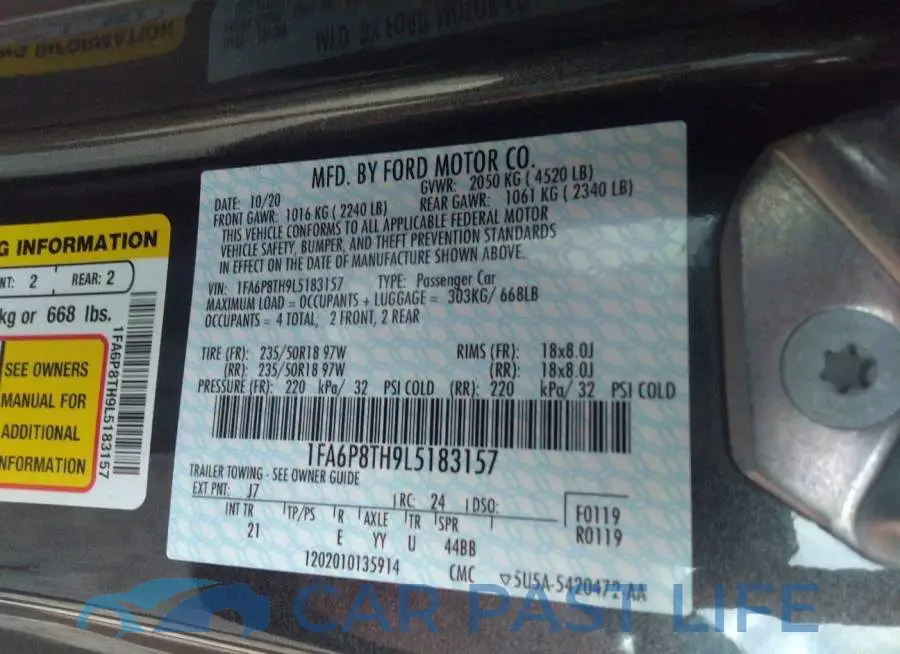 1FA6P8TH9L5183157# 9