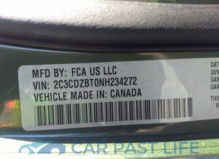 2C3CDZBT0NH234272# 9