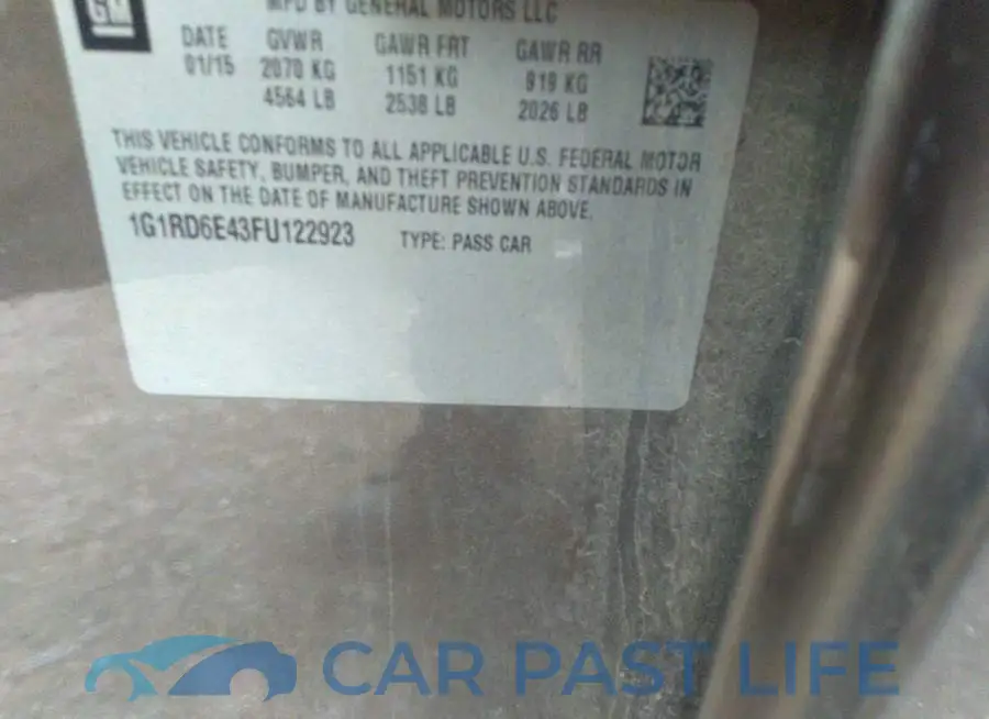 1G1RD6E43FU122923# 9
