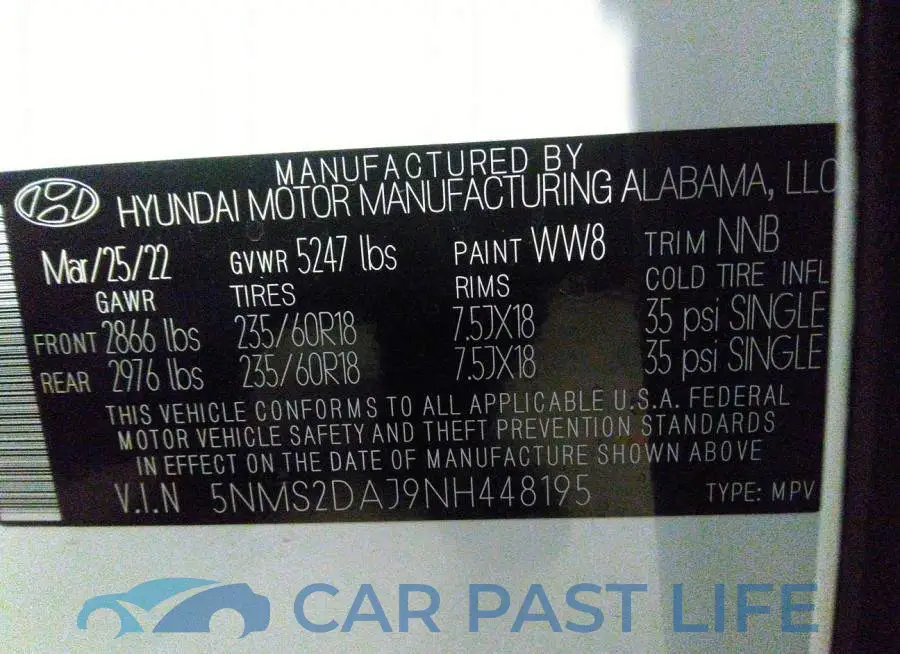 5NMS2DAJ9NH448195# 9