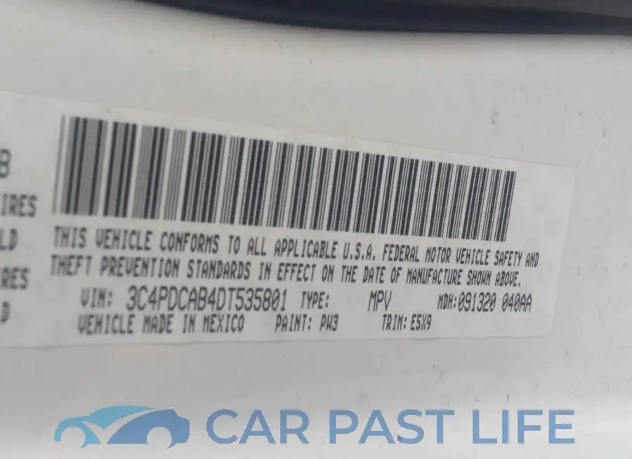 3C4PDCAB4DT535801# 9