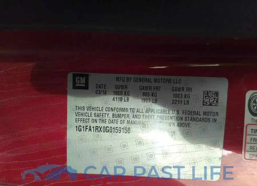 1G1FA1RX0G0159150# 9