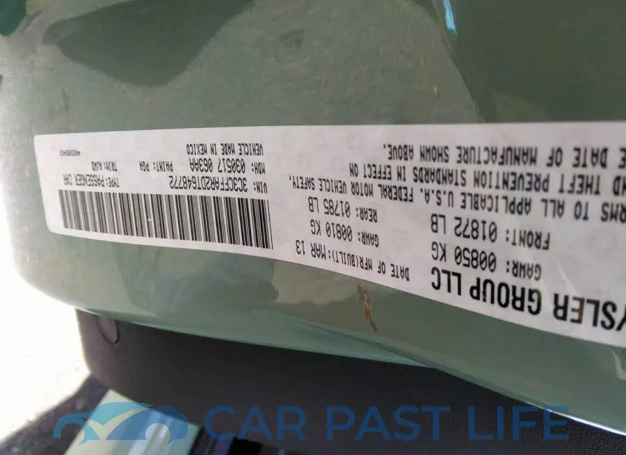 3C3CFFAR2DT648772# 9
