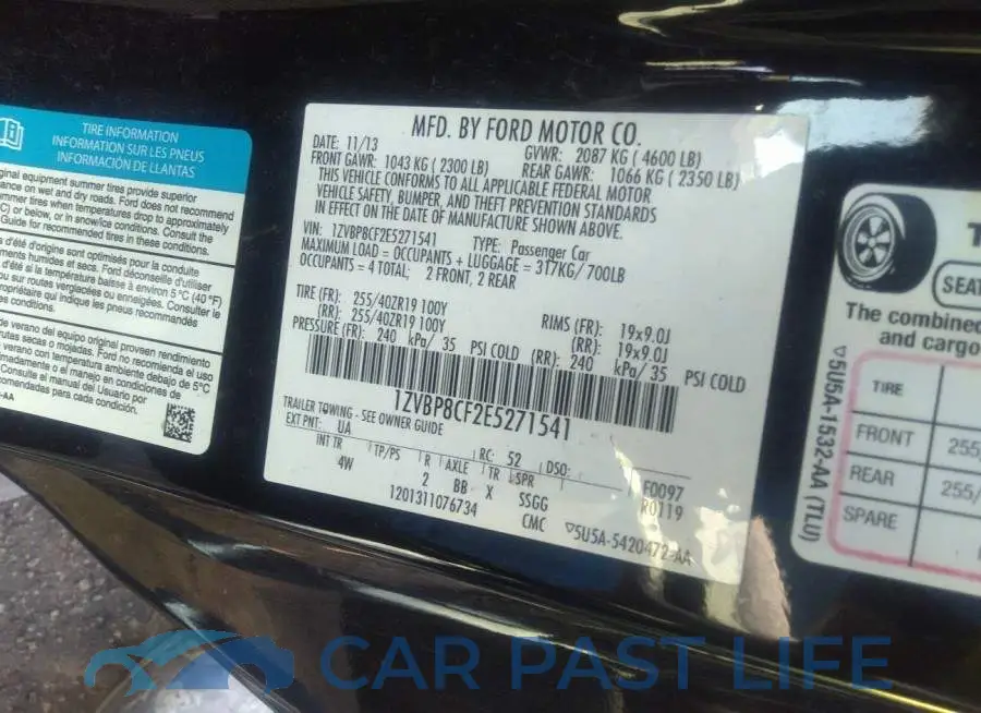 1ZVBP8CF2E5271541# 9
