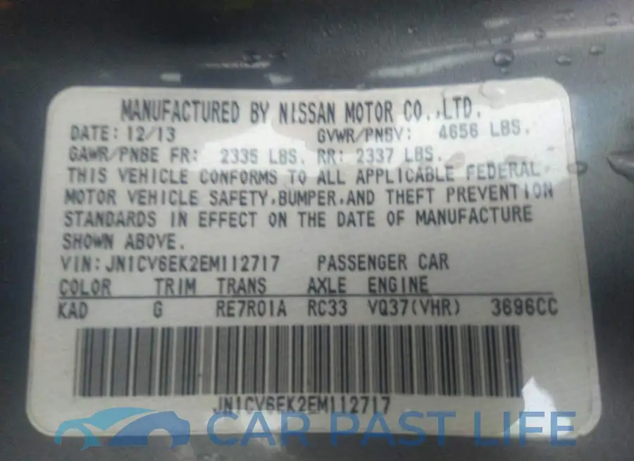 JN1CV6EK2EM112717# 9