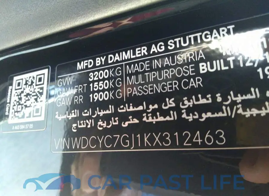 WDCYC7GJ1KX312463# 9