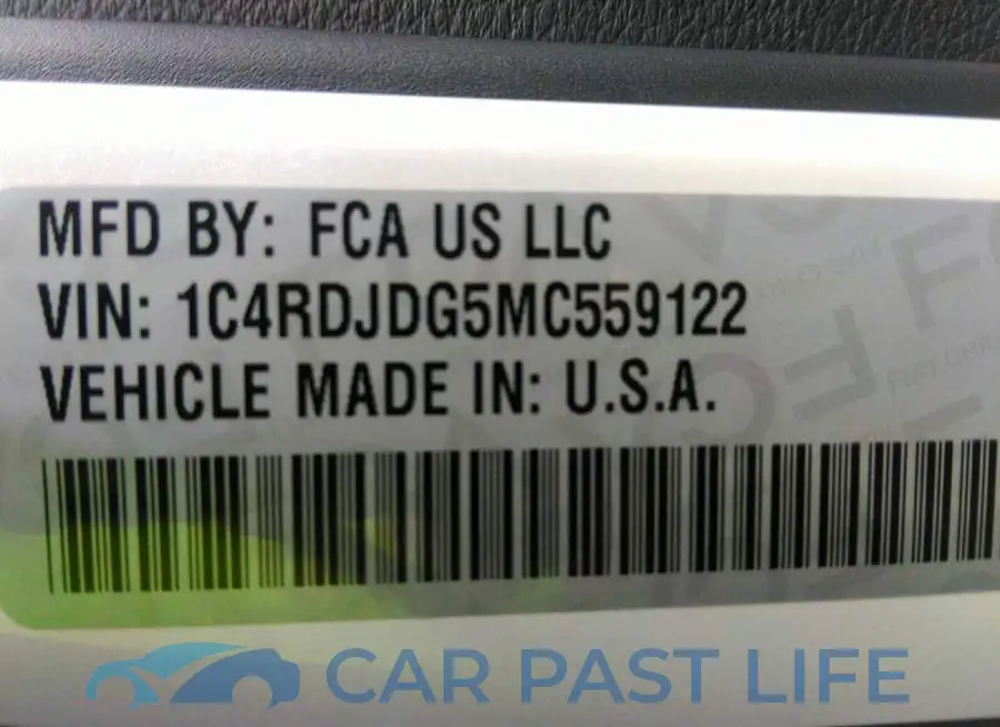 1C4RDJDG5MC559122# 9
