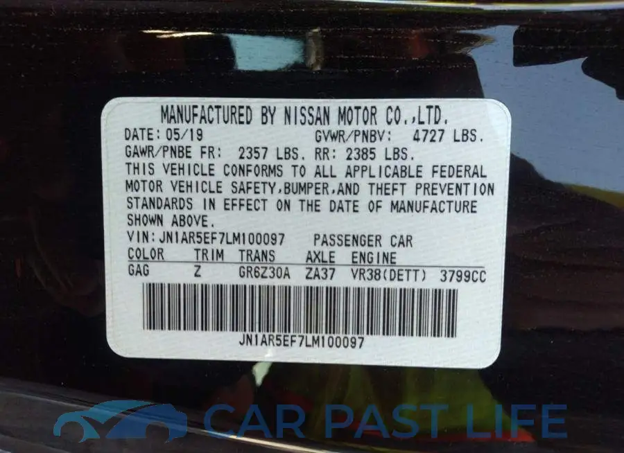 JN1AR5EF7LM100097# 9