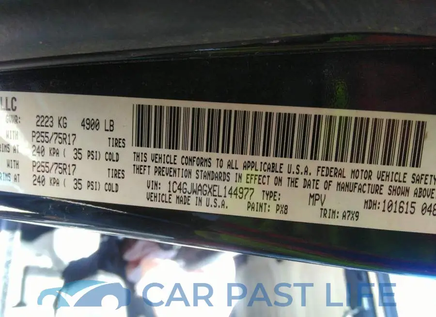 1C4GJWAGXEL144977# 9