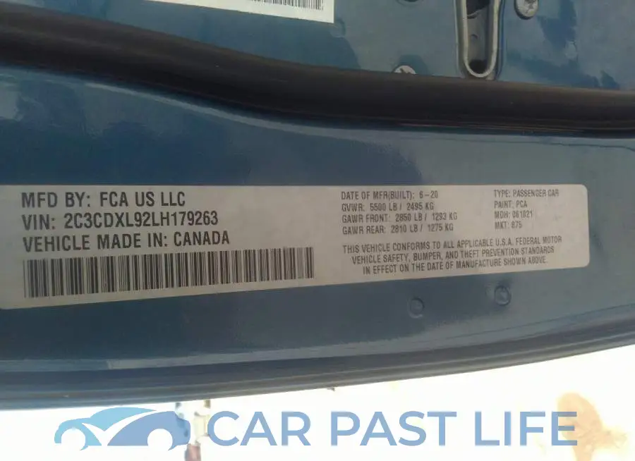 2C3CDXL92LH179263# 9
