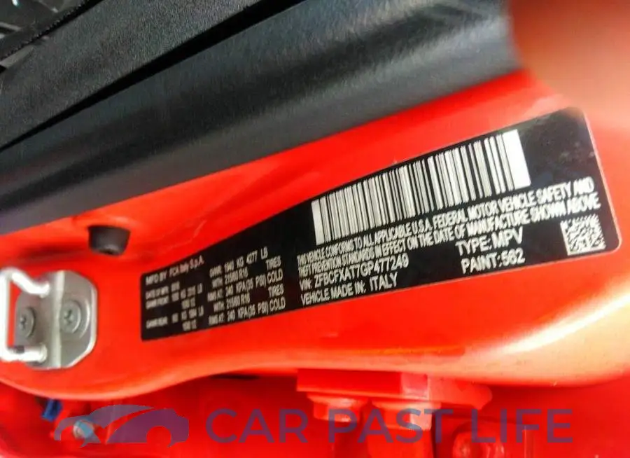ZFBCFXAT7GP477249# 9
