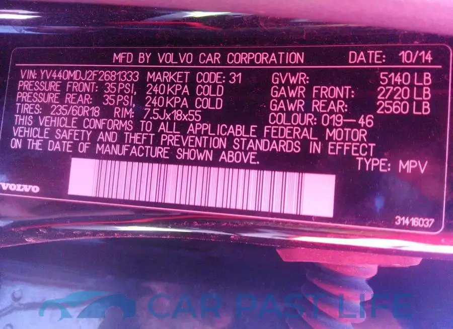 YV440MDJ2F2681333# 9