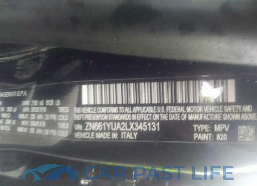 ZN661YUA2LX345131# 9