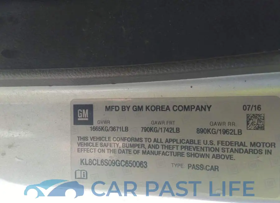 KL8CL6S09GC650063# 9