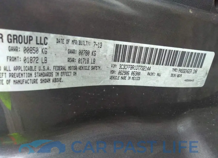 3C3CFFBR1DT732144# 9