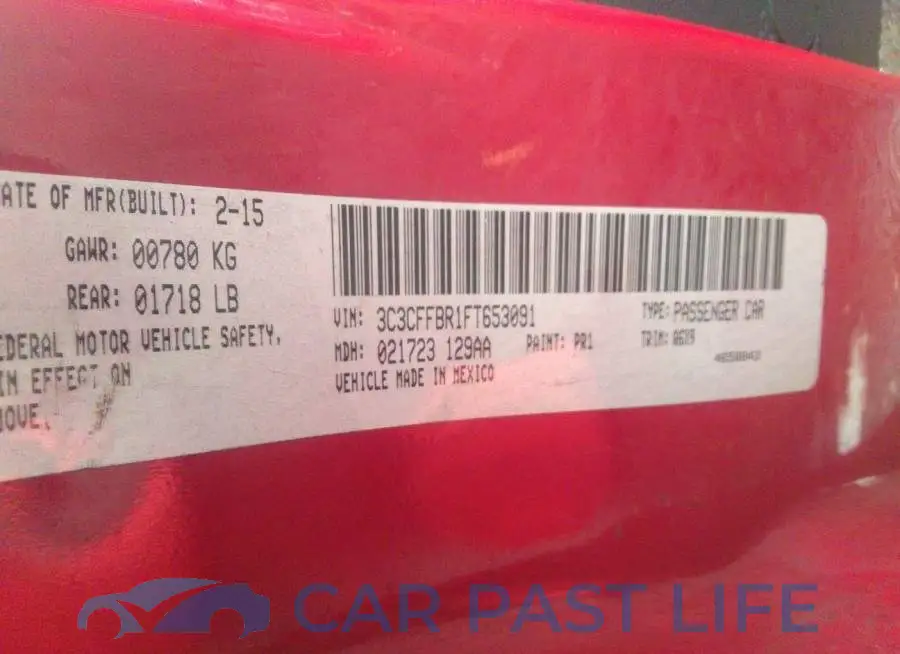 3C3CFFBR1FT653091# 9