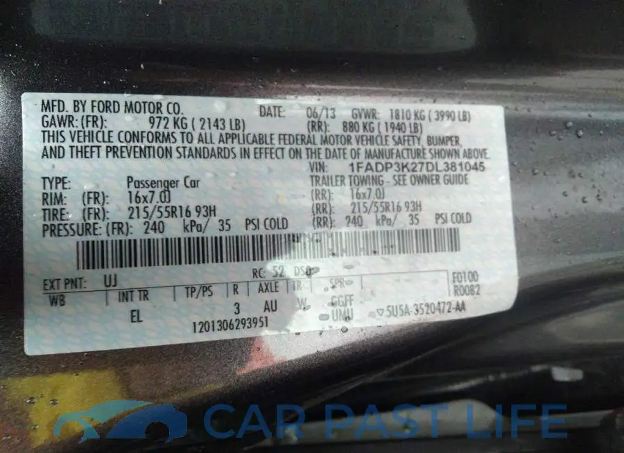 1FADP3K27DL381045# 9