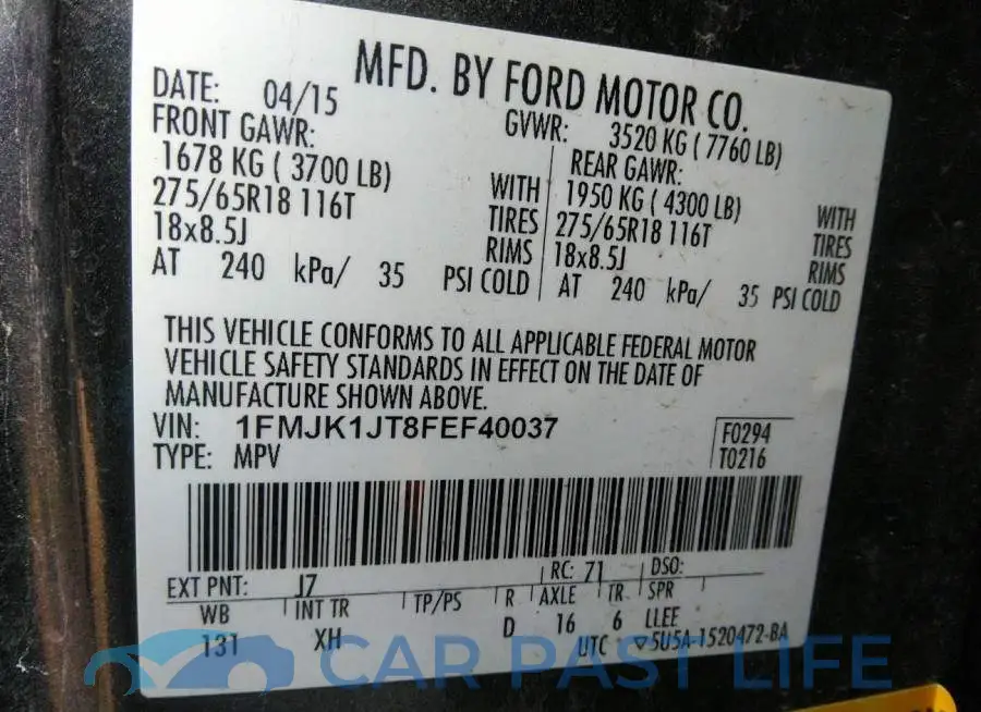 1FMJK1JT8FEF40037# 9