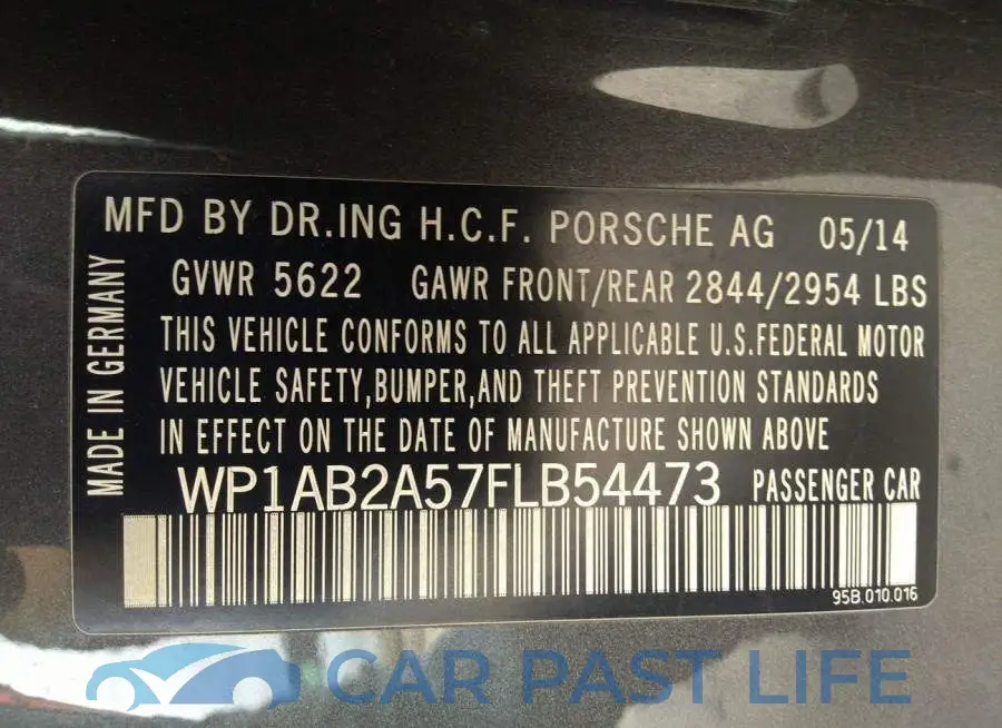 WP1AB2A57FLB54473# 9