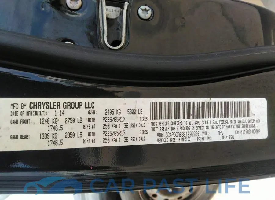 3C4PDCAB3ET203690# 9