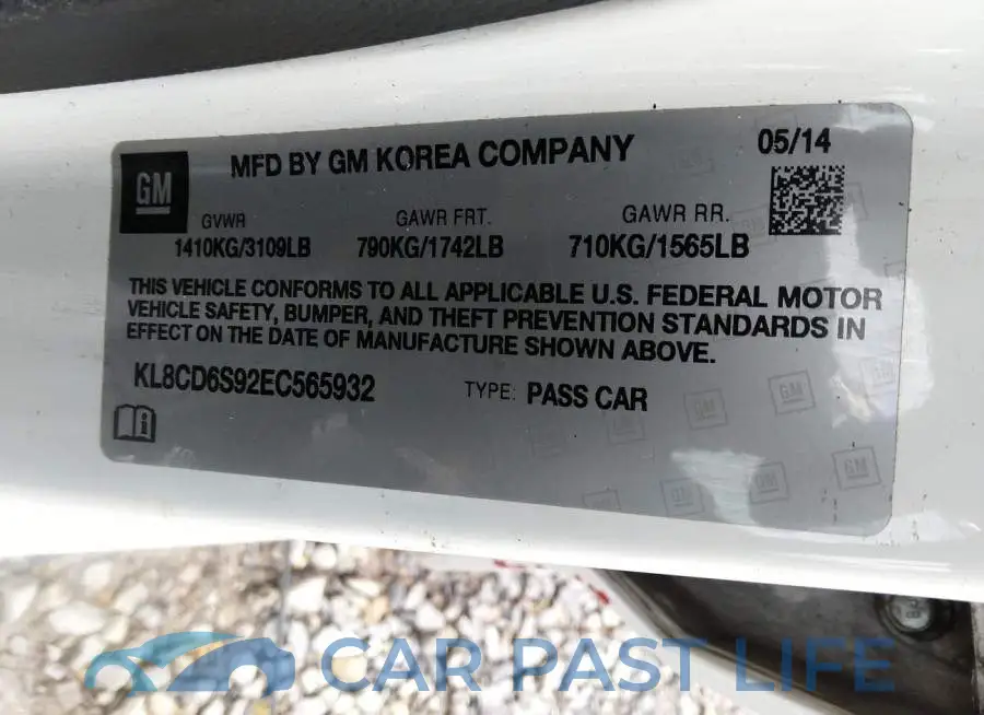 KL8CD6S92EC565932# 9