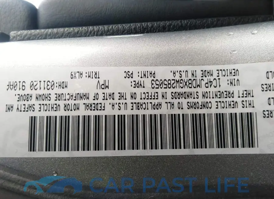 1C4PJMDBXGW285053# 9