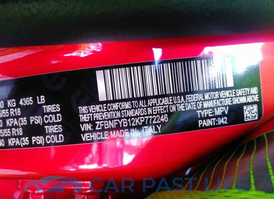 ZFBNFYB12KP772246# 9
