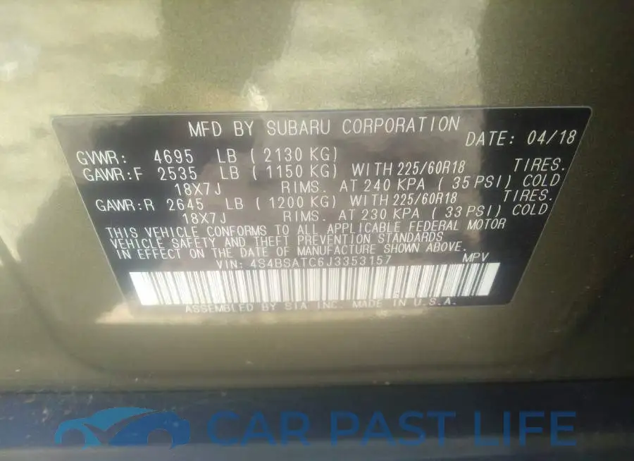 4S4BSATC6J3353157# 9
