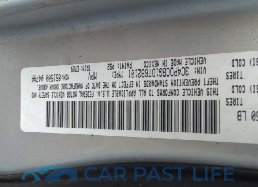 3C4PDCBG1DT692101# 9
