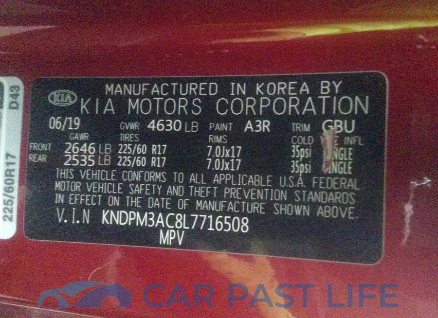 KNDPM3AC8L7716508# 9