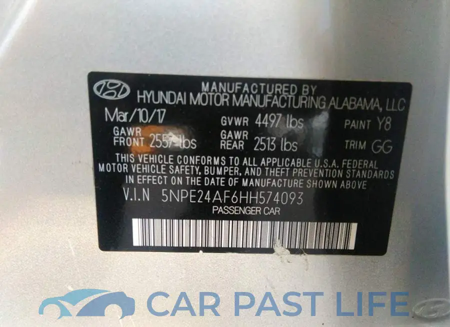 5NPE24AF6HH574093# 9