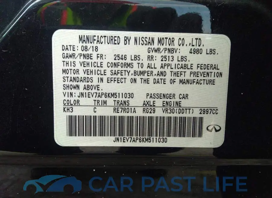 JN1EV7AP6KM511030# 9
