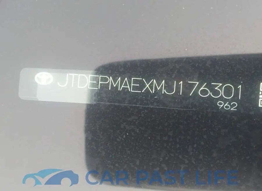 JTDEPMAEXMJ176301# 9