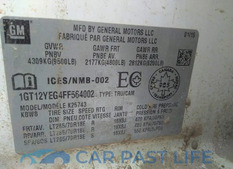 1GT12YEG4FF564002# 9