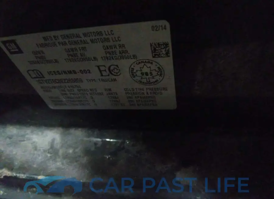 1GTV2TEC8EZ263859# 9