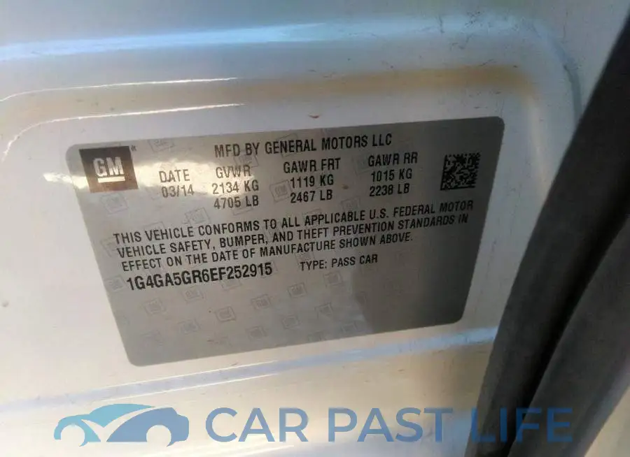 1G4GA5GR6EF252915# 9
