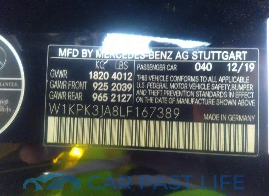 W1KPK3JA8LF167389# 9